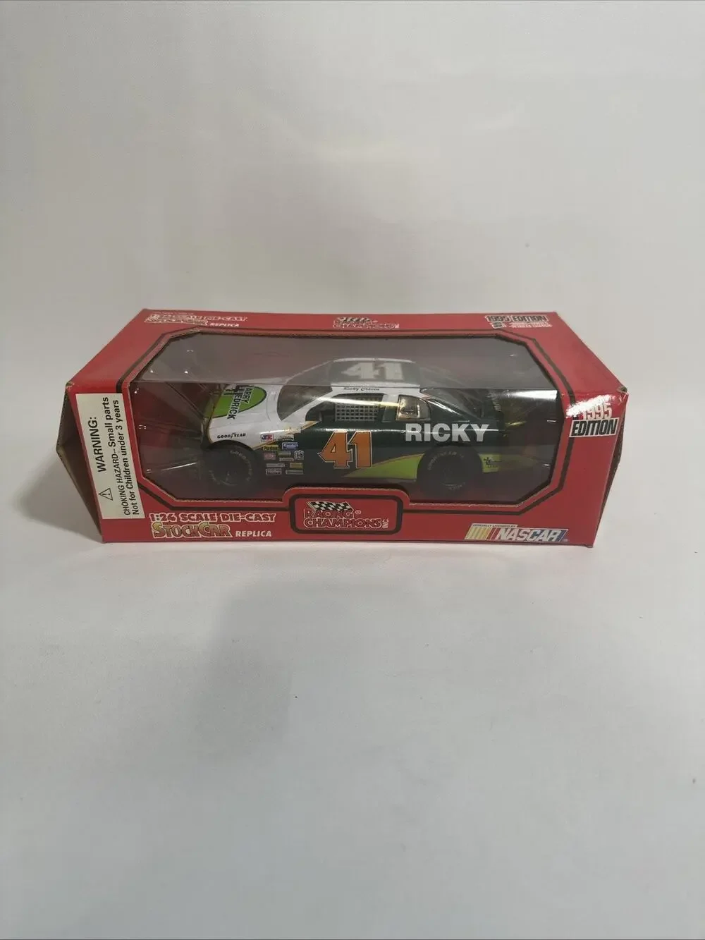 Ricky Craven #41 Kodiak Racing Champions 1995 Rookie 1:24 Scale Die-Cast NASCAR